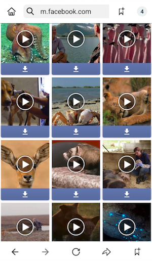 save fb video to iphone