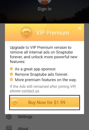 Tap On The Buy Button Snaptube Vip Membership Giveaway Tap On The Buy Button Snaptube Vip Membership Giveaway